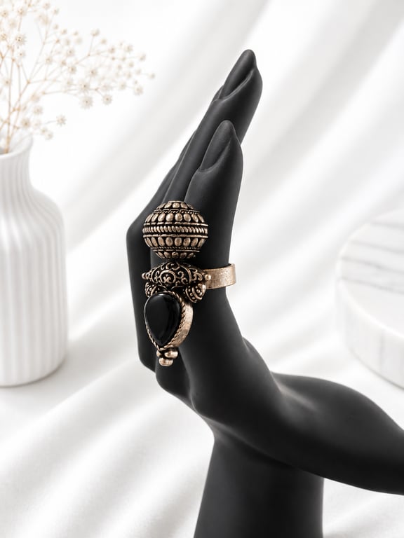 Antique Snake Statement Ring thumbnail 2