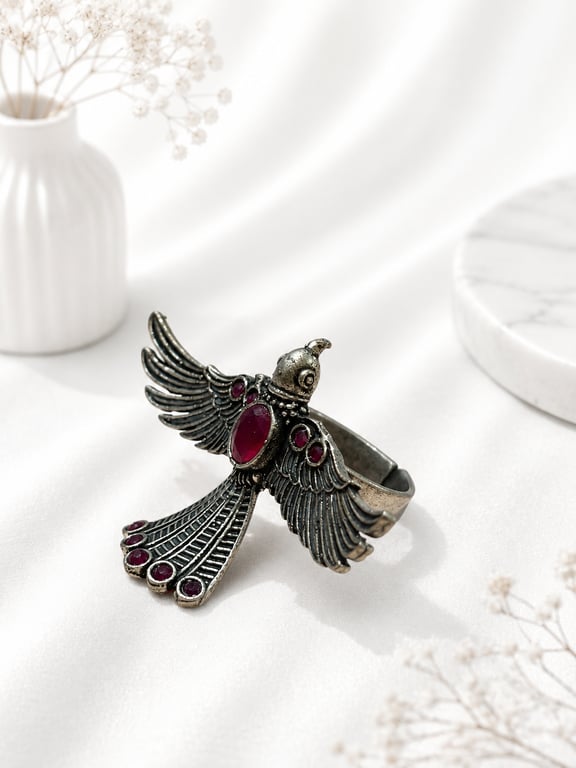 Winged Ruby Heritage Ring thumbnail 2