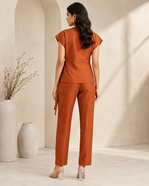 Aurelia Wrap Co-Ord Set thumbnail 4