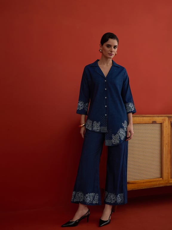 Hey Womaniya Royal Bloom Embroidered Co-Ord Set thumbnail 3