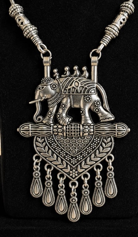 Elephant Heritage Pendant Necklace thumbnail 2