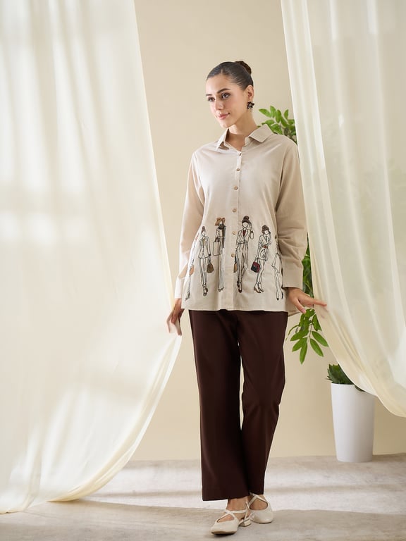 Heywomaniyaa Khadi Cotton Shirt thumbnail 4