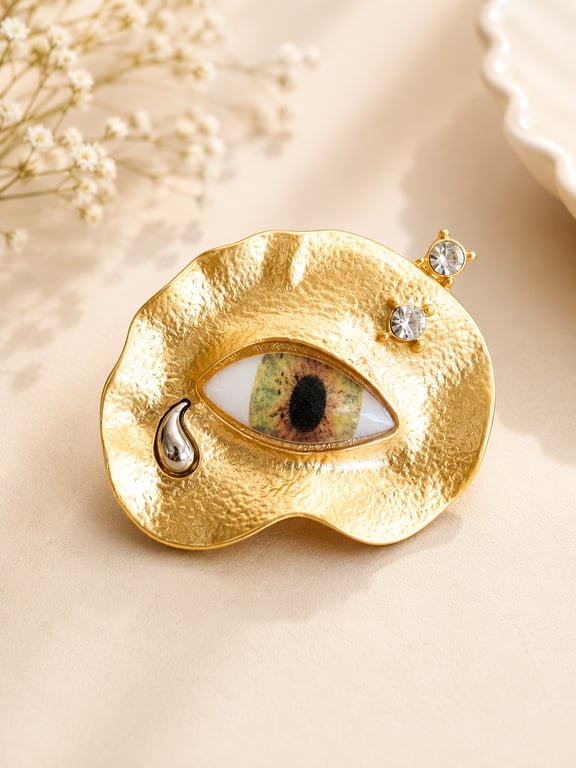 Surreal Eye Statement Ring thumbnail 2