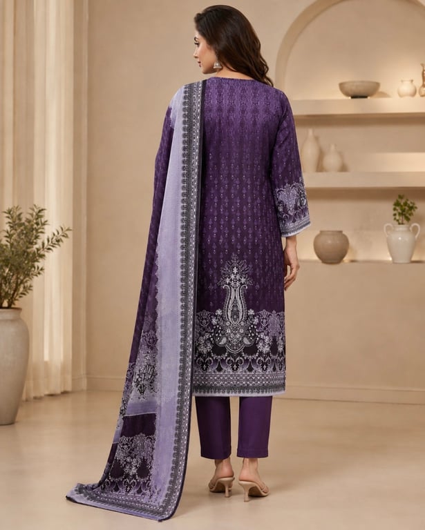 Zarveen Royale Print Suit Set thumbnail 5