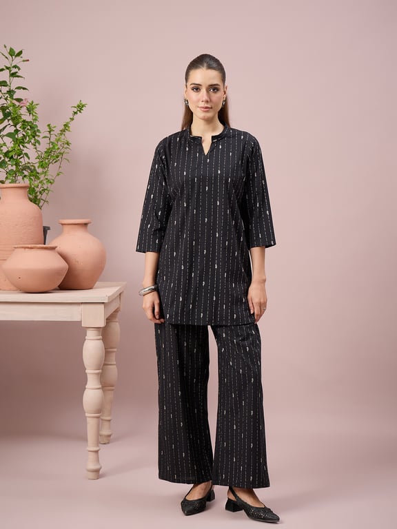(Biba) Luminous Stripe Co-Ord Set