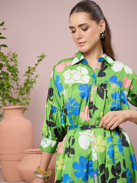 Garden Pop Print Co-Ord Set thumbnail 4