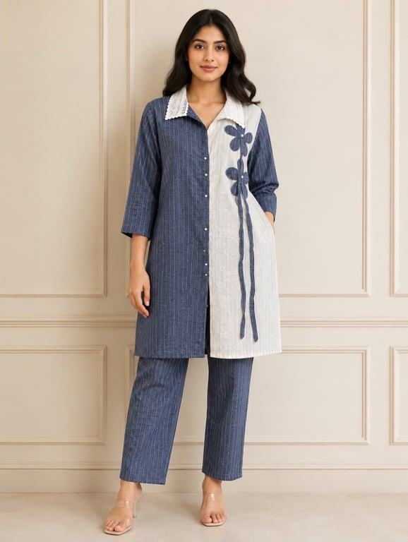 Elara Contrast Co-Ord Set