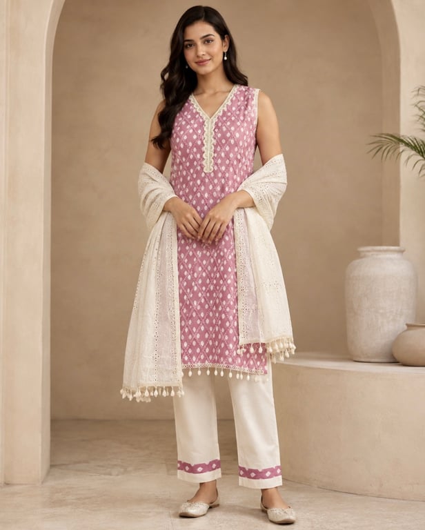 Roselle Ivory Charm Suit Set