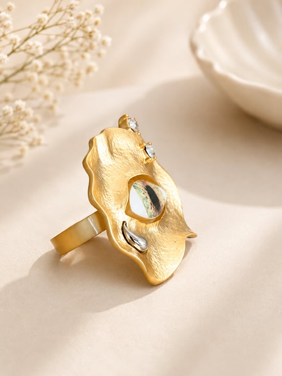 Surreal Eye Statement Ring