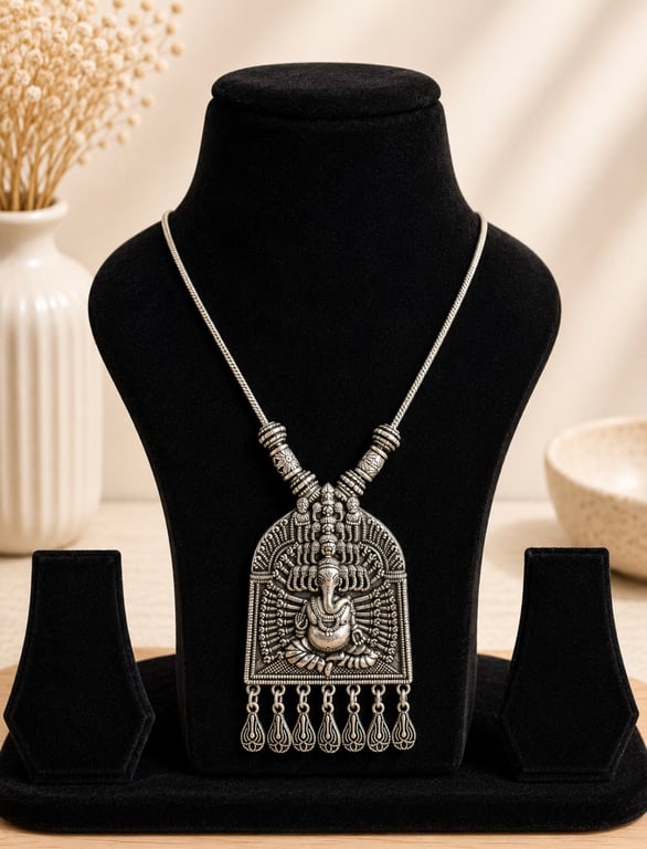 Ganesha Arch Pendant Necklace