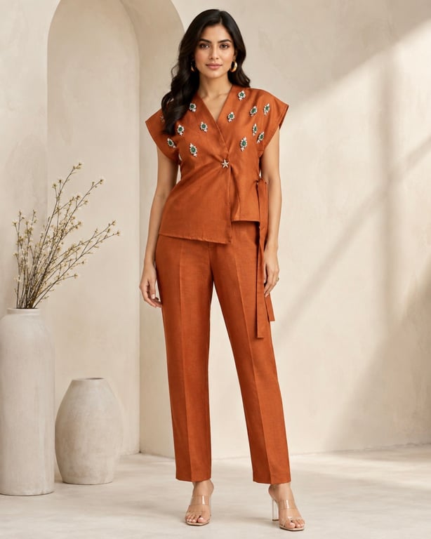 Aurelia Wrap Co-Ord Set