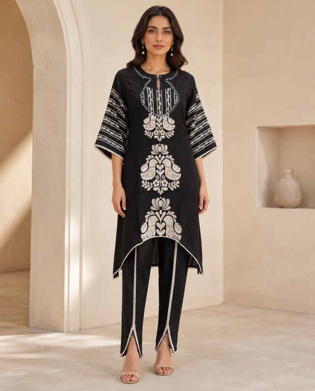 Noir Meher Embroidered Kurta Set