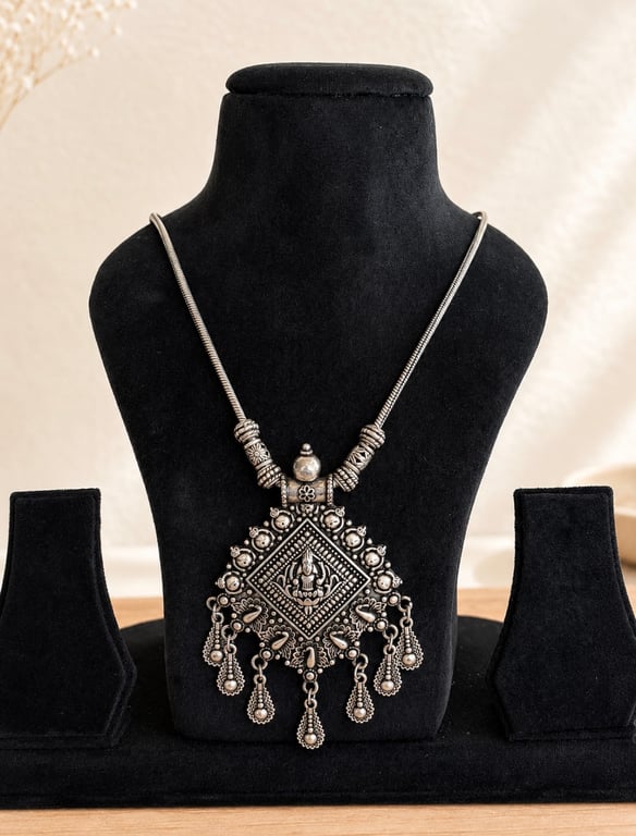 Ornate Diamond Pendant Necklace