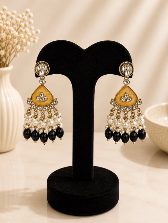Regal Teardrop Crystal Chandelier Earrings
