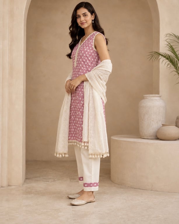 Roselle Ivory Charm Suit Set thumbnail 2