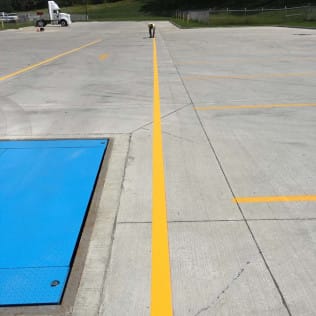 Line Striping at FedEx Freight, Nichols NY