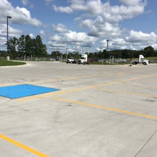 Line Striping at FedEx Freight, Nichols NY