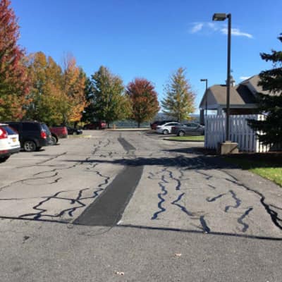 Crack Sealing, Ithaca NY