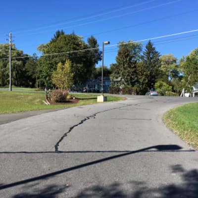 Crack Sealing, Ithaca NY