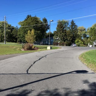 Crack Sealing, Ithaca NY