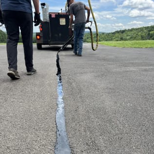 Asphalt crack repair