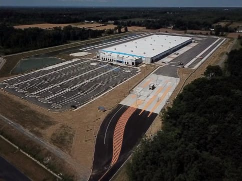 Parking lot striping