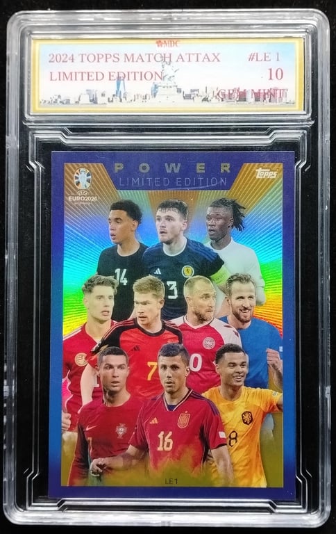 Match Attax. Power Limited Edition LE1. 2024. MDC 10 Gem Mint