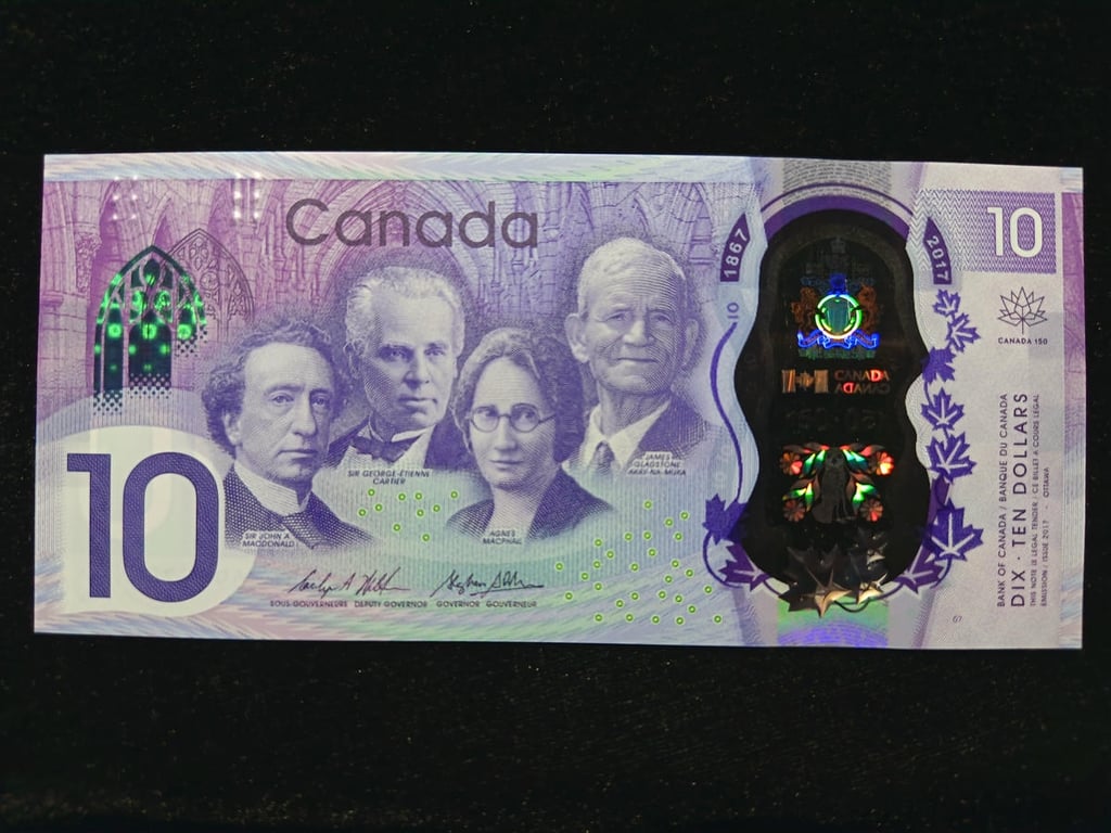 Canada，2017，10 Dollars，CDE 3698583，UNC，1 Qty 