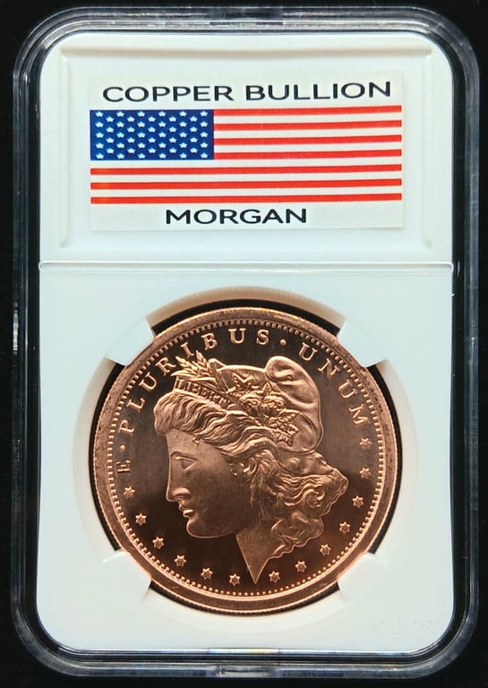 N#238344. United States. 1oz. Copper 0.999 - 28.5g. UNC
