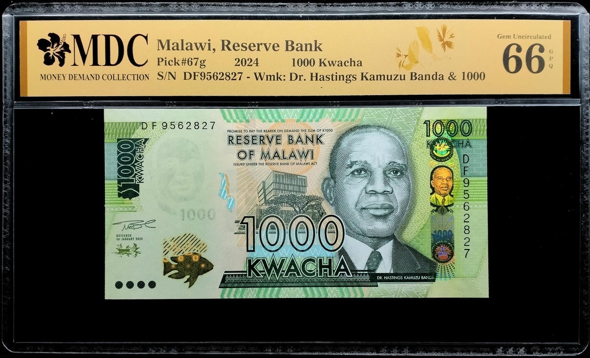 P#67g. Malawi. 1000 Kwacha. 2024. DF9562827. MDC 66 GPQ