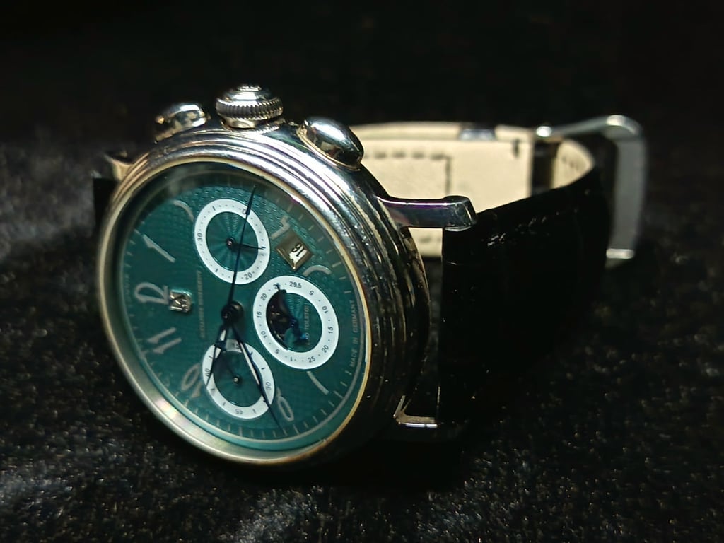 Alexander Shorokhoff ,Dial : Blue，Date Of Purchased ：2012，Manufacturing Number : 337，Code : 28248，Condition: Pre-Owned，1 Qty 