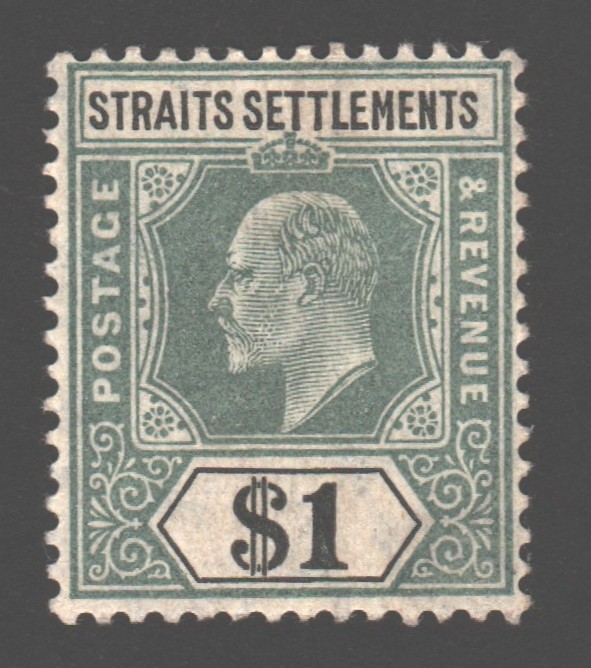 Straits Settlements, 1906, Mint, King George VI, $1