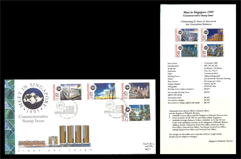 Singapore, 1995, Meet in Singapore Commemorative Stamp Issue