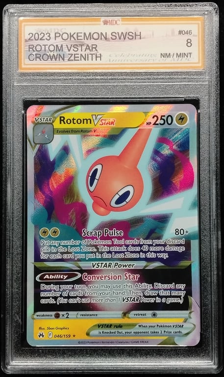 Pokemon. Rotom V star. 2023. #046. 8 NM/ MINT