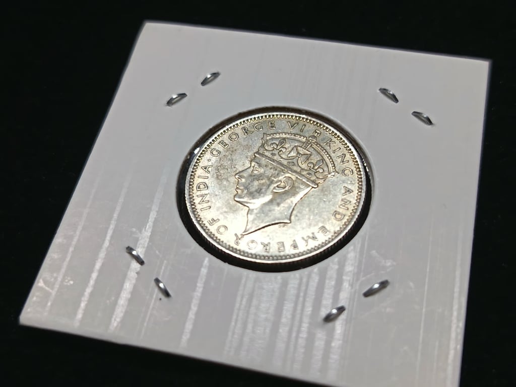 Malaya，1939，20 Cents，Silver 0.750 - 2.71 g，XF - AU，1 Qty 