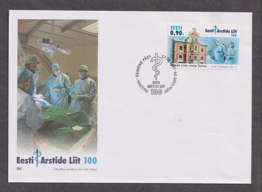 New Zealand, Australia, 2021, 1965, 1949, Stamp, FDC, Used, Eesti Arstide Liit 100, N.Z Parliament Buildings 26 July 1965, Canada 4 cents, Sold as is