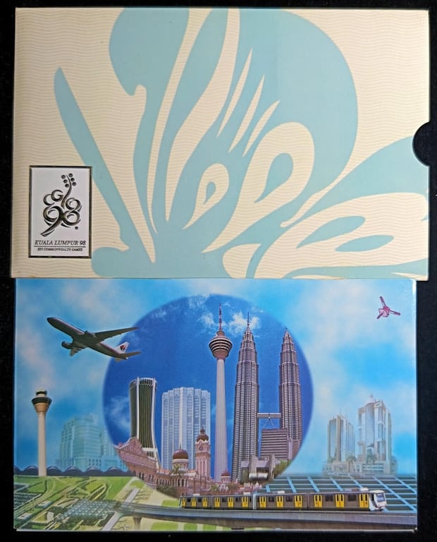 Malaysia. 50 Ringgit. 1998. KL/98 440234. with Folder. AU - UNC
