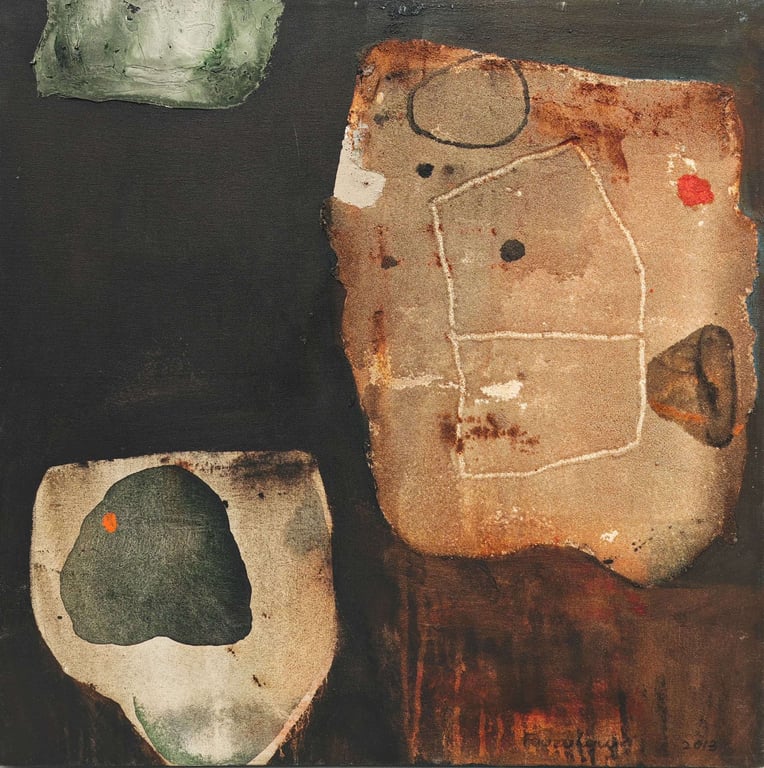 Teroka-Study, 2013  Faizul Yusri (b. Kedah, 1974)  Oil on canvas / Framed, Qty-1