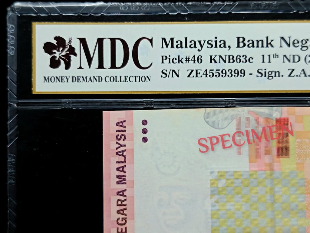 Malaysia，2004，10 Ringgit，ZE4559399, Replacement #ZE，MDC 64，1 Qty 