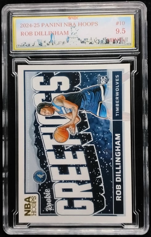 NBA Hoops. Rob Dillingham. 2024-25. No.10. MDC 9.5 Mint+