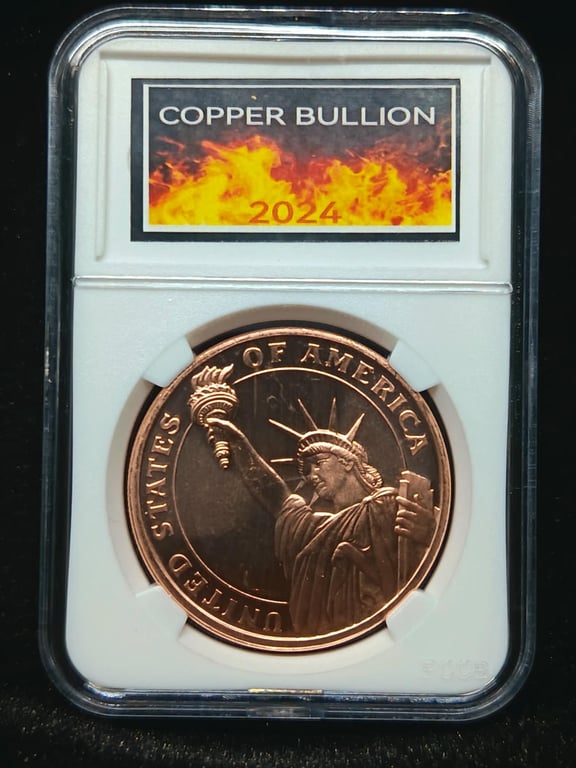 United States，2014，1 Ounce，Fine Copper 0.999，UNC，1 Qty 
