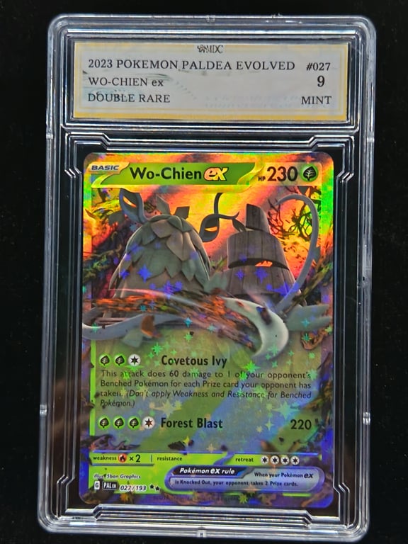 Pokemon，2023，Wo-Chien ex，#027，MDC 9 Mint，Qty 1