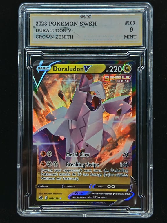 Pokemon，2023，Duraludon V，#103，MDC 9 Mint，Qty 1
