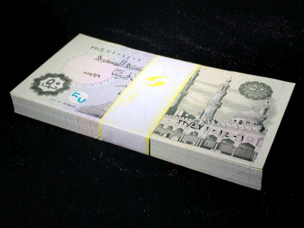 Egypt，2017，50 Piastres，330/G 7101401 - 71016500，100 Pcs，Qty 1