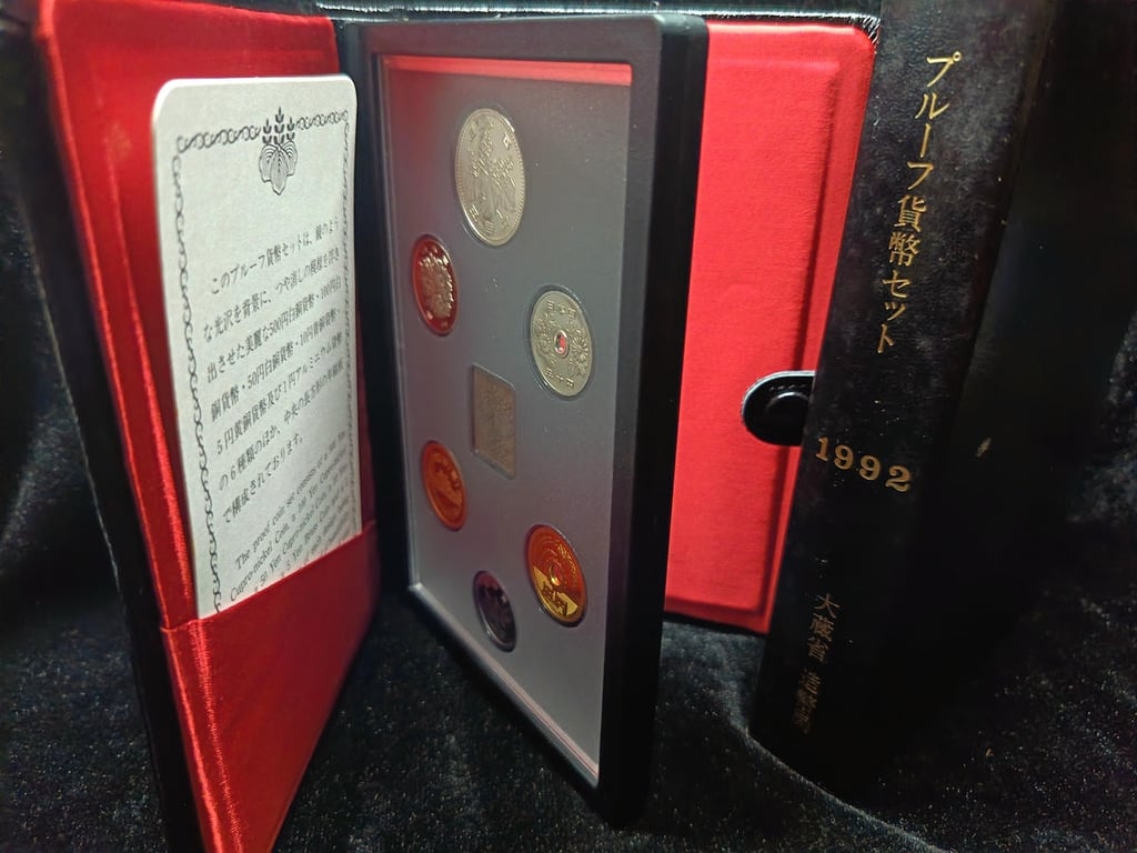 Japan，1992，1 Yen - 500 yen，Proof Coin Set，1 Qty 