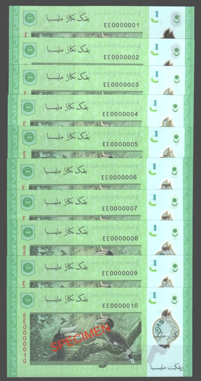 RM5, EE 0000001-0000010, Qty-10