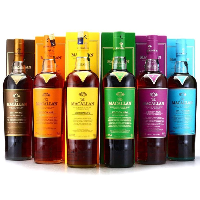 WHISKY / SINGLE MALT WHISKY MACALLAN COMPLETE EDITION SERIES SET