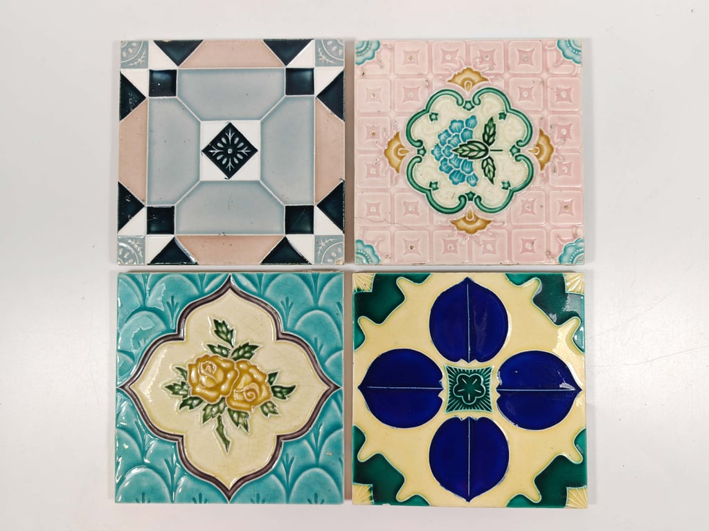 The Peranakan Tiles Collection Ill, Qty - 4