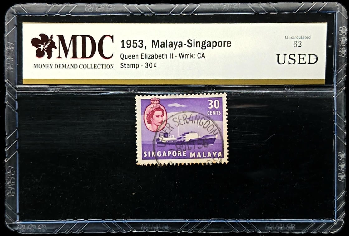 Malaya. 30c. 1953. MDC 62 USER