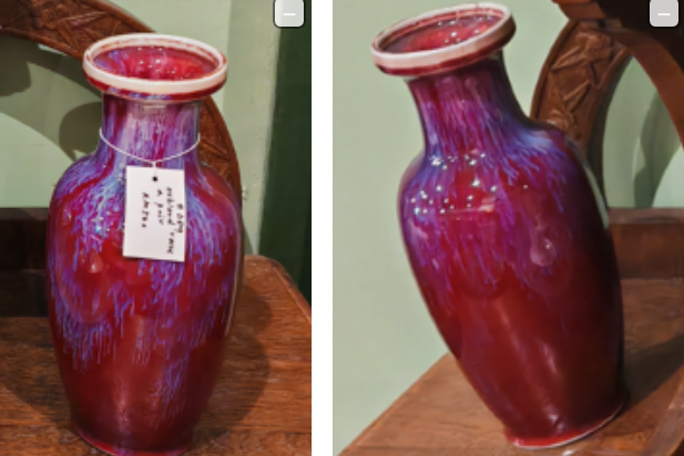 Chinese Langyao Red Flambé Vases
郎窑红窑变瓶, Qty-2
